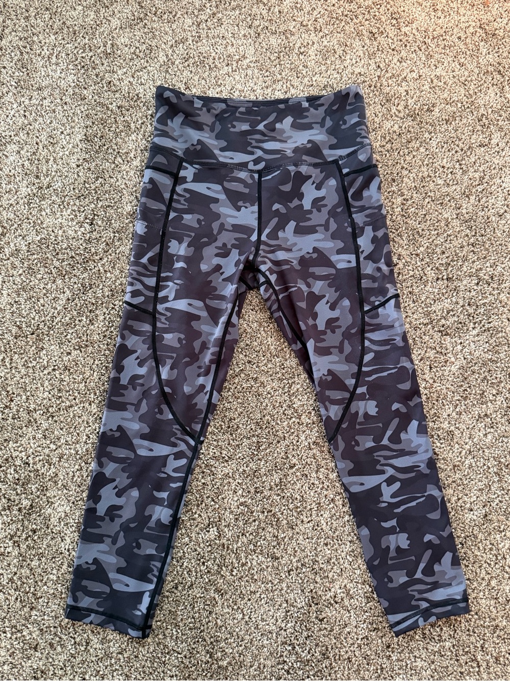 ZYIA Active Gray Camo Leggings
